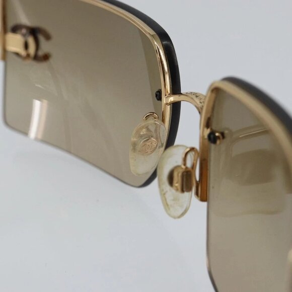 CHANEL Sunglasses plastic Brown CC Auth - Picture 9 of 13